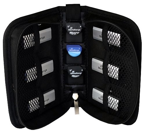 Puzdro MediaRange pre 6 x Pendrive + 3 x SD Nylon STRONG