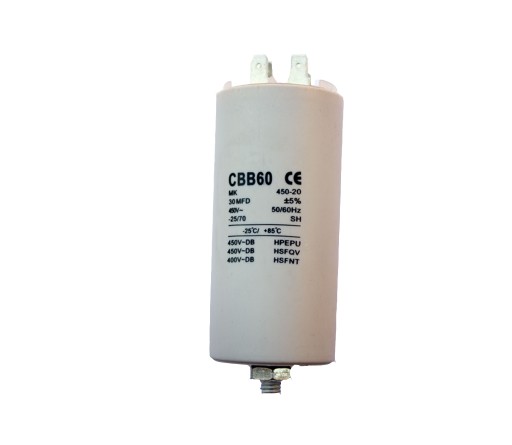 ŠTARTOVACÍ KONDENZÁTOR PRE MOTOR 30uF 450V