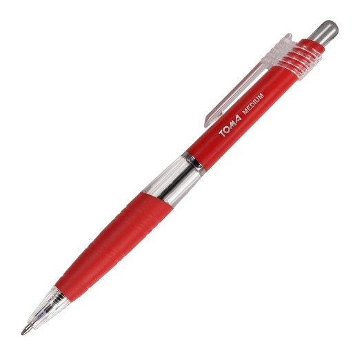 TOMA MEDIUM automatické guľôčkové pero červené 1,0 mm
