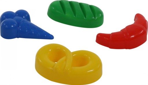 WADER PIESKOVÉ FORMY ZMRZLINOVÉ COOKIES 4 PRVKY