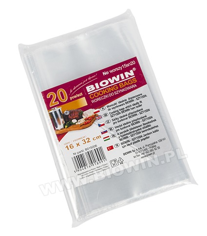 Plastové vrecká do šunkovaru 3 kg - 20 ks