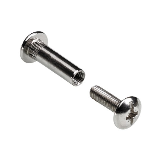 SKRUTKOVÝ NÁBYTOKOVÝ KONEKTOR FI5 M4 31-40 MM 2 KS.