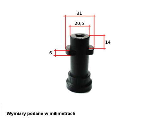 BAYONETOVÁ REDUKCIA PRE ZÁSUVNÝ KONEKTOR KARCHER SÉRIE K