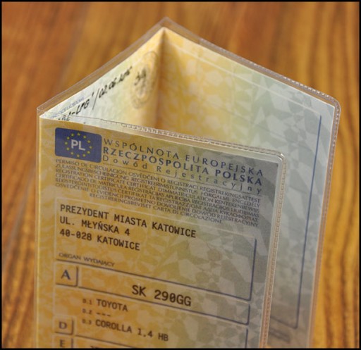 OBAL, OBALY, OBAL NA REGISTRAČNÚ KARTU