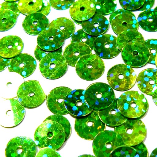 Flitre ploché LASER GREEN 8mm 5g kruhy