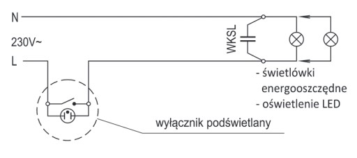 Simon ELIMINÁTOR ZÁBLESKOV PRE LED ŽIAROVKY WKSL