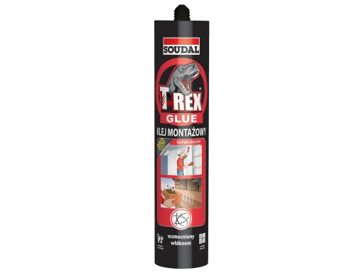 Montážne lepidlo Soudal T-Rex 380 ml