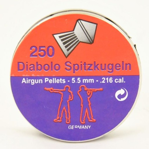 DIABOLO SPITZKUGELN pelety 5,5 mm 250 OSTRÉ PROSO