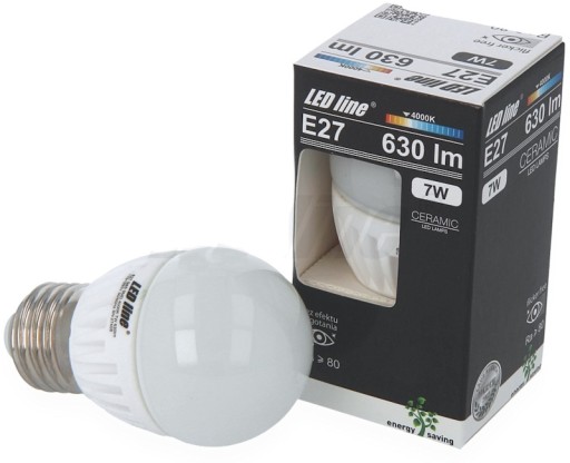 LED žiarovka E27 G45 7W Neutral 4000K KERAMICK