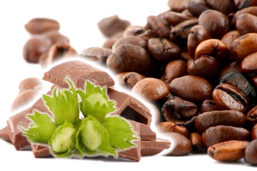100% káva ROBUSTA s PRÍCHUŤOU ORIEŠKA A ČOKOLÁDY (100g)