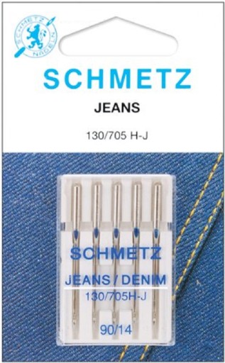 SCHMETZ JEANS POLPLOCHÉ STROJOVÉ IHLY č.90