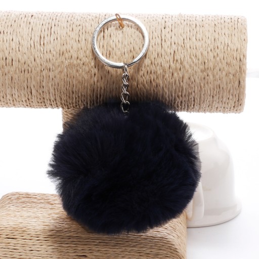 KRÚŽOK NA KĽÚČENKU POMPON FUR