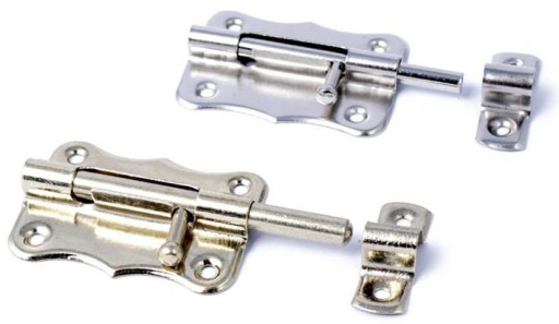 Závora závory model 385, zámok, farba nikl, 60 mm