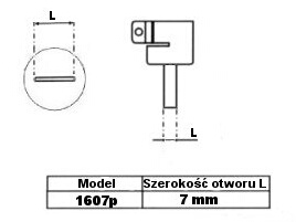 Plochá dýza 1607p - Zváračka plastov