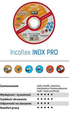 INOX PRO BRÚSNY DISK 125x6 INCO KVALITA!