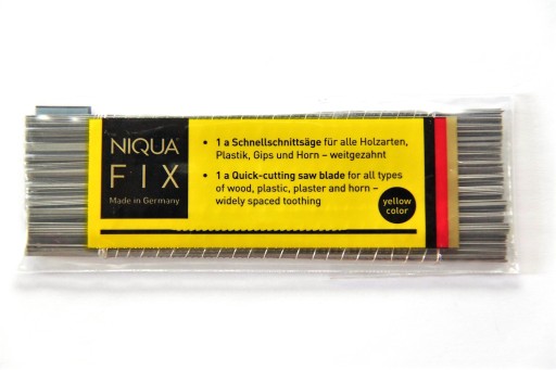 Pílové listy Niqua Fix Yellow N0, 130 mm