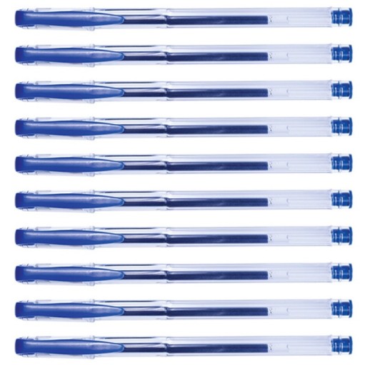 Modré gélové pero 0,5 mm Office Products Classic x 5