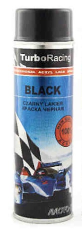 DARČEKY ZADARMO# TURBO RACING MAT BLACK akrylový lak 500ml