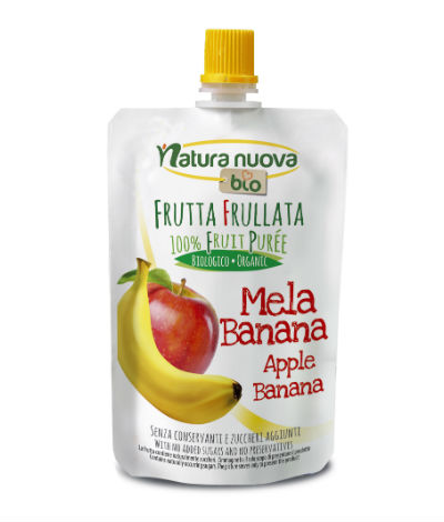 BIO JABLKO-BANÁNOVÁ KABELKA 100 g - NATURA NUOVA