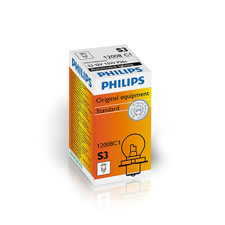 Žiarovka Philips S3 15W Vision Moto + 30 % svetla