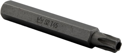 KONCOVÝ BIT 10MM TORX T45 x 75MM S2 S OTVOROM