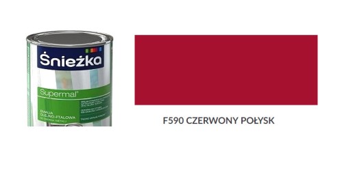 SUPERMAL OLEJ-FTAAL ENAMEL ČERVENÝ F590 0,2L
