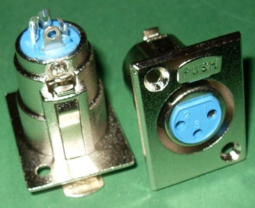 XLR konektor mikrofónu pre kryt canon 3p FV (0993)