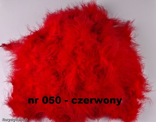 Šatka z peria marabu, priemer cca 5-7cm x 1 meter, na výber 3 farby