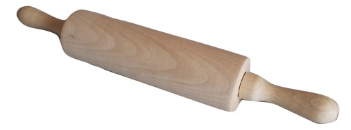 OTOČNÝ DREVENÝ valček na pizzu, 38 cm