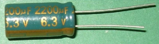 LOW ESR kondenzátor 2200uF 6,3V sada 10 ks (0071