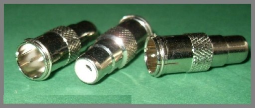 Adaptér rýchlej F zástrčky / RCA zásuvky (0562