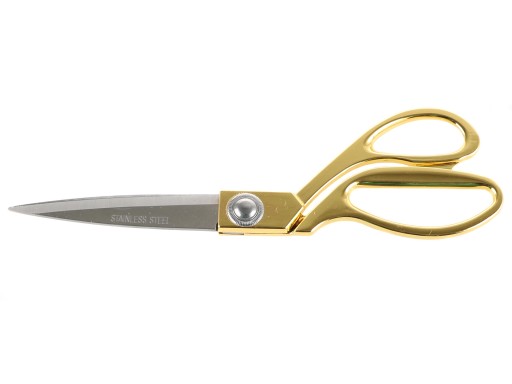 NOŽNICE Krajčírske nožnice zlaté OCELOVÉ 8'' 20cm N8