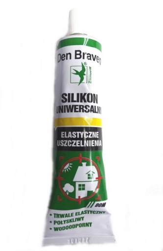 Univerzálny silikón, priehľadný, 40 ml. DenBraven .614