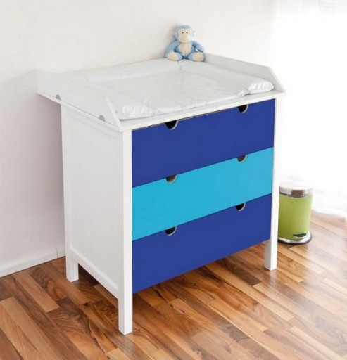 Dekoratívna samolepiaca fólia nábytková dyha MATNÁ MODRÁ 45x50 DIY