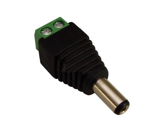 Konektor DC samec, zástrčka 5,5/2,1, napájanie pre LED pásik