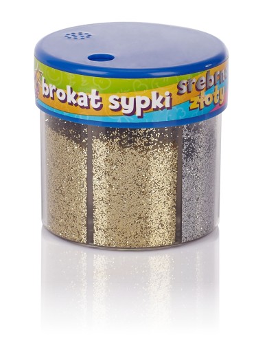 Ozdobné trblietky v dóze ZLATO/STRIEBOR 50 g