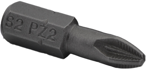 Hrot PLOCHÝ PZ Hrot 2 x 25mm oceľ PZ2 2X25