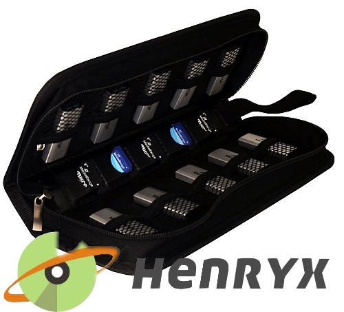 Puzdro MediaRange pre 10x Pendrive + 5xSD Nylon STRONG