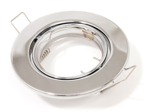 SET POHYBLIVÉ HALOGÉNOVÉ SVETLO CHROM + LED ŽIAROVKA 10W + GU10 6000K