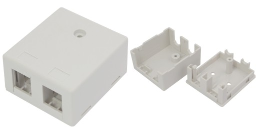 Dvojitá skrinka pre zásuvky Keystone