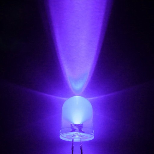 BIELE A FAREBNÉ LED diódy 10mm 10 KS