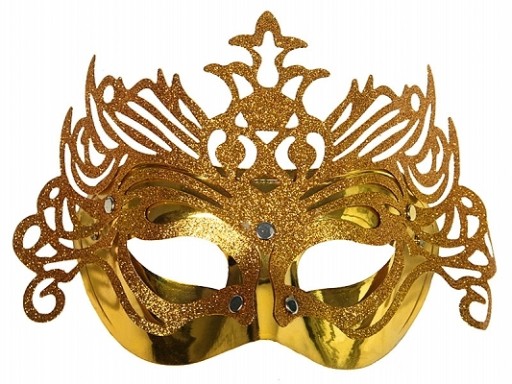 BENÁTKA KARNEVALOVÁ MASKA S OZDOBNOU MASKOU, 5 VZOR