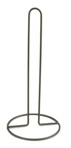 KOVOVÝ stojan na papierové uteráky, čierny, 28 cm