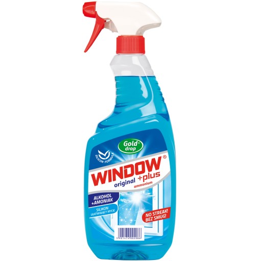 Window Plus Ammonium - Sprej na čistenie okien a zrkadiel - 750 ml