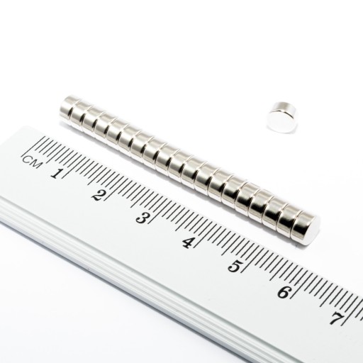 VALEC NEODYMOVÝ MAGNET 6x3 N38 SADA 25 ks