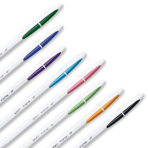 Klasické tradičné guľôčkové pero Bic Cristal Up, čierne, 1,2 mm, 1 ks.