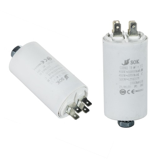 ŠTARTOVACÍ KONDENZÁTOR PRE MOTOR 18uF 450V