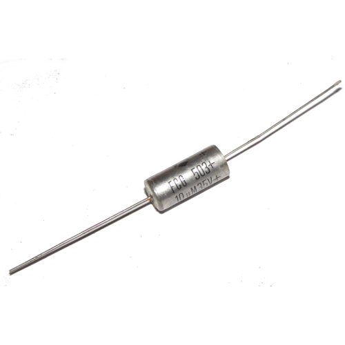 Tantalový kondenzátor s priechodným otvorom 10uF 35V SGS