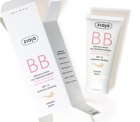 Ziaja BB krém pre normálnu pleť, svetlý odtieň 50ml