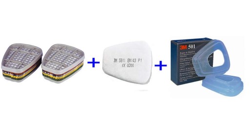 3M 5911 filtre pre kanistre, sada pár, 2 ks
